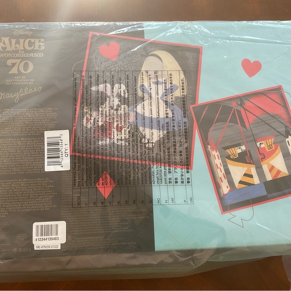 DISNEY ALICE IN WONDERLAND MARY BLAIR 70TH  PLUSH SET ALICE AND WHITE RABBIT - Picture 4 of 4